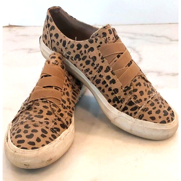 Women's Blowfish Malibu Play Cheetah Sneakers Shoes Size 8-8.5 - Picture 4 of 9